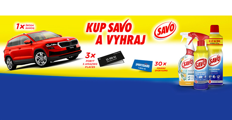 Nakupte SAVO a vyhrajte!