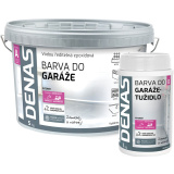DENAS DO GARÁŽE barva pro zatěžované povrchy a podlahy z betonu, Ral 7040 šedá, 5  kg + 1 kg tužidlo