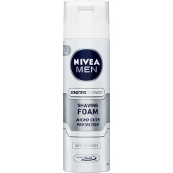 Nivea Men pěna na holení Sensitive Recovery, 200 ml