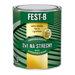 FEST-B S2141, antikorozní nátěr na železo, 0570 tmavě zelený, 800 g