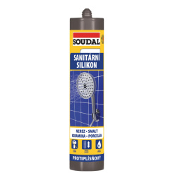 Soudal sanitární silikon, transparentní, 280 ml