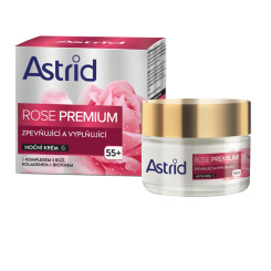 Astrid Rose Premium 55+ zpevňující a vyplňující noční krém, 50 ml