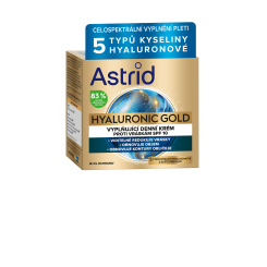 Astrid  Hyaluronic Gold denní pleťový krém 50 ml