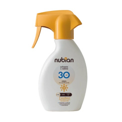 Nubian Mléko na opalování SPF 30 Sprej 225 ml