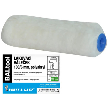 BARVY A LAKY HOSTIVAŘ mikroplyš váleček na malování pro držák 6 mm, 100 mm