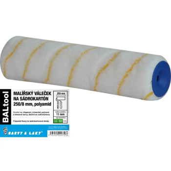 BARVY A LAKY HOSTIVAŘ váleček na sádrokartón pro držák 8 mm, 250 mm