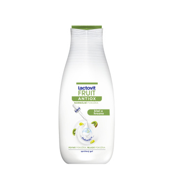 Lactovit Fruit Antiox kiwi a hrozny sprchový gel, 500 ml