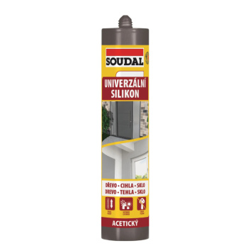 Soudal univerzální silikon, čirý, 280 ml