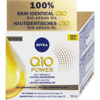 Nivea Q10 Power denní krém proti vráskám, 50 ml