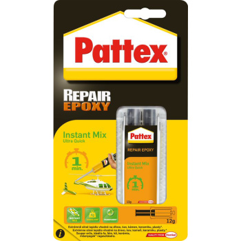 PATTEX Repair Epoxy Ultra Quic 1 min dvousložkové epoxidové lepidlo, 11 ml