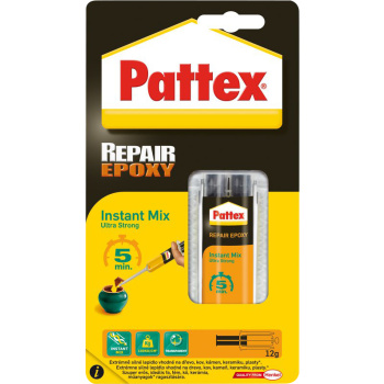 PATTEX Repair Epoxy Ultra Strong 5 min dvousložkové epoxidové lepidlo, 11 ml
