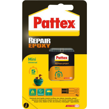 PATTEX Repair Epoxy mini dvousložkové epoxidové lepidlo, 6 ml