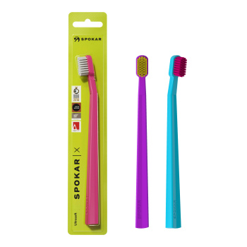Spokar X 3429 ultrasoft zubní kartáček, extra měkký
