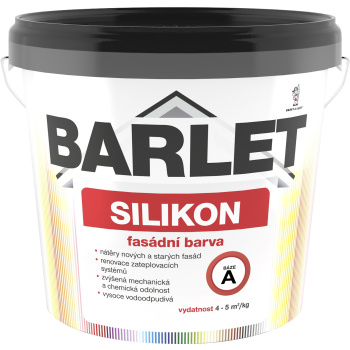 BARLET silikon fasádní barva bílá báze A