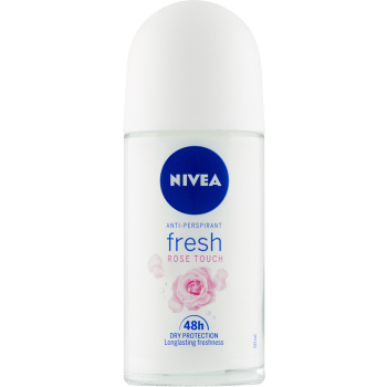 Nivea Fresh Rose Touch Kuličkový antiperspirant, 50 ml