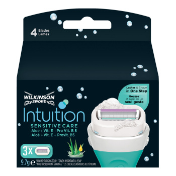 Wilkinson Intuition Sensitive Care náhradní hlavice, 3 ks