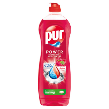 Pur čisticí prostředek na ruční mytí nádobí  Power Raspberry 750ml
