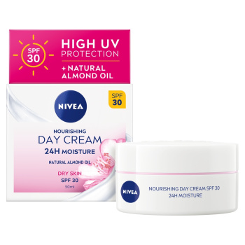 Nivea Výživný denní krém pro suchou až citlivou pleť SPF30 50ml