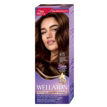 Wella Wellaton barva na vlasy Zářivě Hnědá 4/15