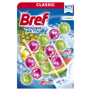 Bref Power Aktiv Hawai, WC blok kuličky 3 x 50 g