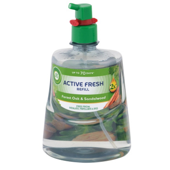 Air Wick Active Fresh dub a santalové dřevo náhradní náplň do difuzéru 228 ml