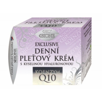 BIO BIONE EXCLUSIVE denní pleťový krém s kyselinou hyaluronovou Q10, 51 ml