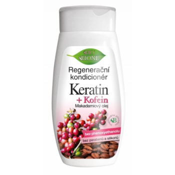 BIO BIONE KERATIN + KOFEIN Regenerační kondicionér 260 ml