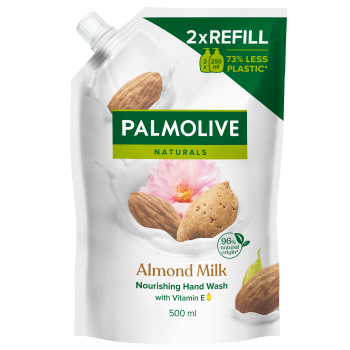 Palmolive Naturals Milk & Almond tekuté mýdlo náhradní náplň 500 ml