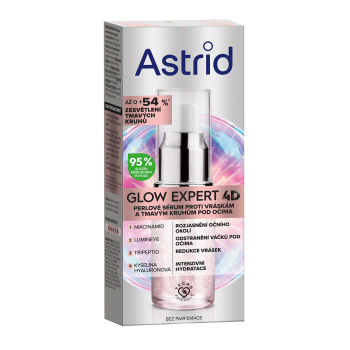 Astrid Glow Expert perlové sérum proti tmavým kruhům pod očima 15ml