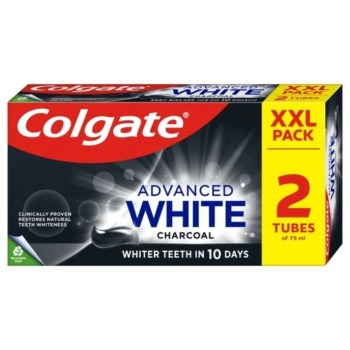 Colgate zubní pasta Advanced White Charcoal 2x75ml
