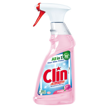 Clin Pivoňka čistič oken a skleněných povrchů, 500 ml