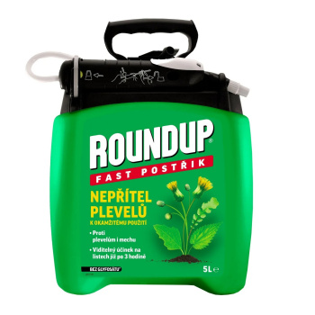Roundup bez glyfosátu Fast 3H Pump & Go, 5 l