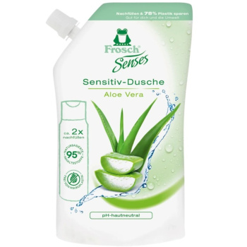 Frosch Eko Aloe Vera Sensitive sprchový gel náhradní náplň 500 ml