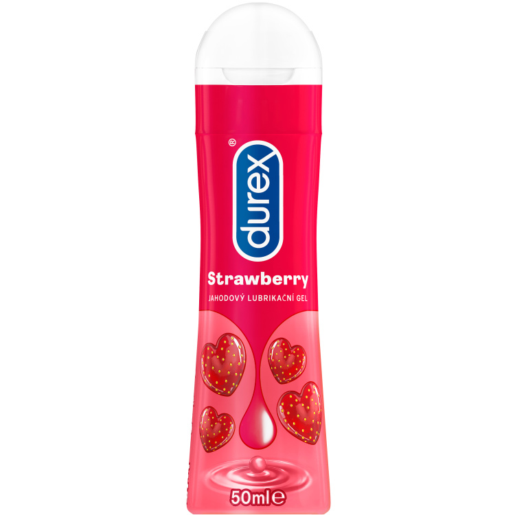 Durex Play Saucy Strawberry lubrikační gel, 50 ml