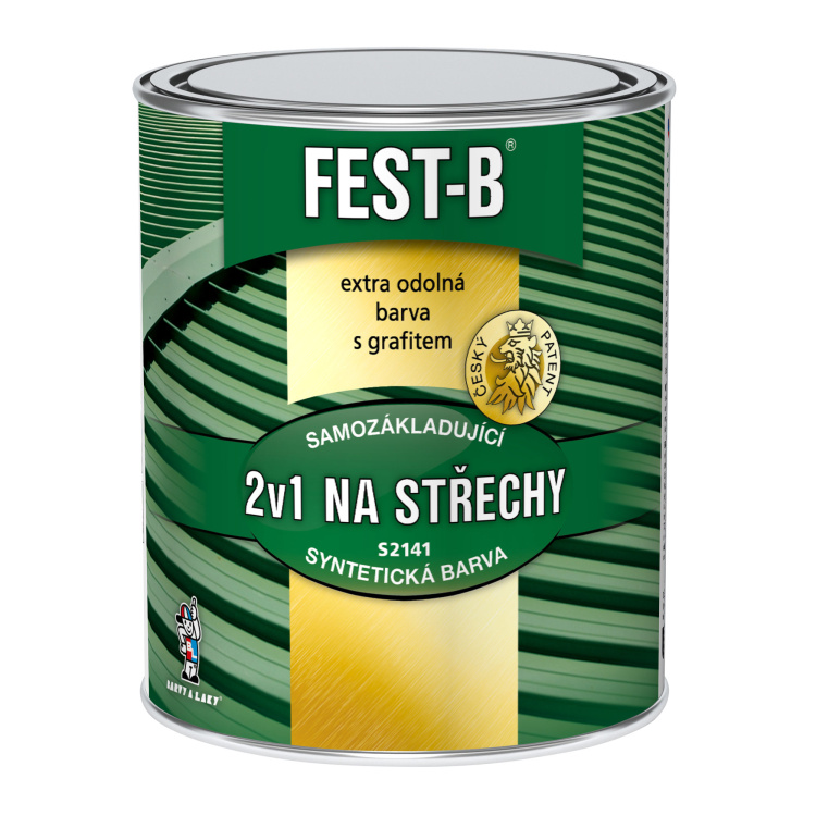 FEST-B 2v1 barva na střechy a kov S2141