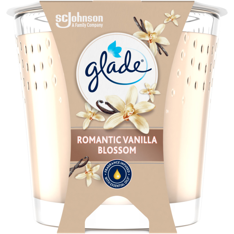 Glade svíčka vonná Vanilla Blossom, 112 g