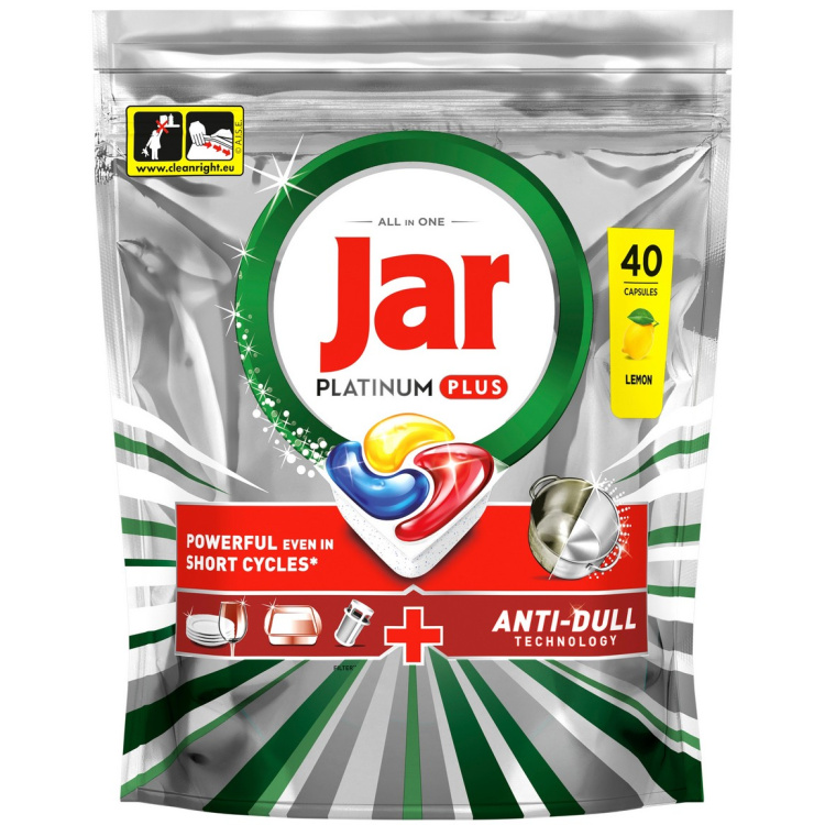 Jar Platinum Plus tablety do myčky, 40 ks