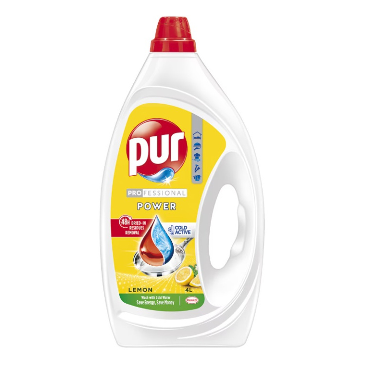 Pur Professional Power Lemon prostředek na mytí nádobí 4 l